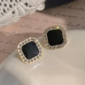 Geometric Square Earrings