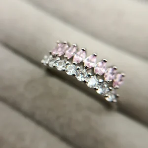 Pink Crown Ring